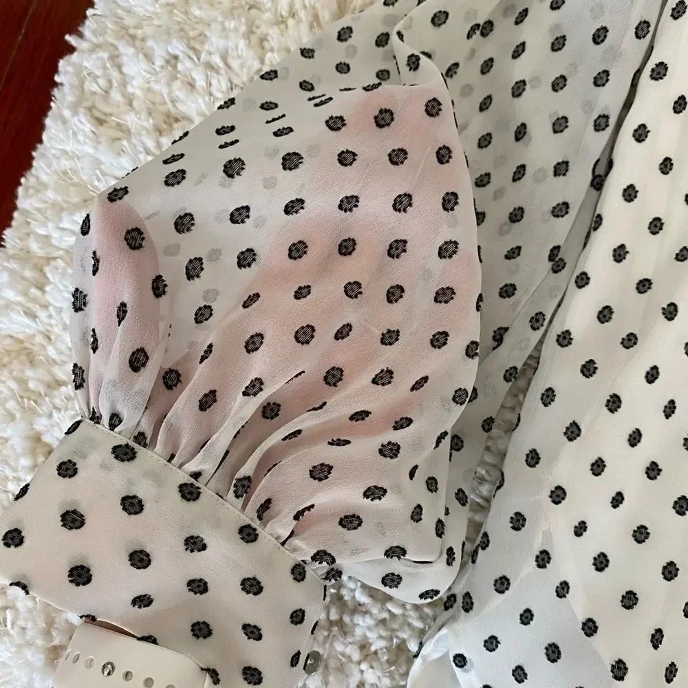 Banana Republic Women’s Polka Dot Blouse - Picture 2 of 10